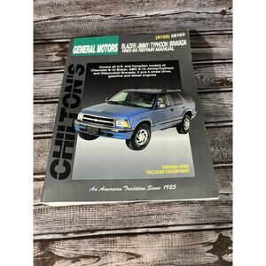 Chilton's Repair Manual 8139 Chevy Blazer Jimmy Bravada Typhoon 1983-1995